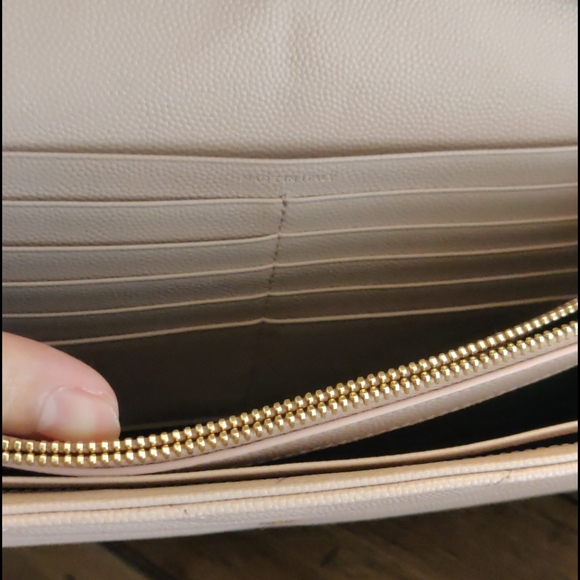 Ysl monogram wallet on chain blush nude - Picture 8 of 9